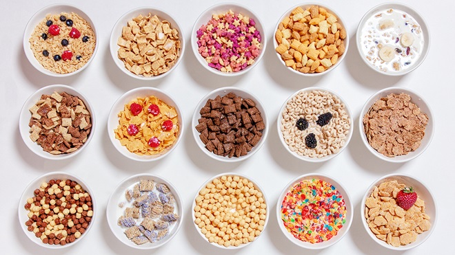 different_breakfast_cereals different breakfast cereals
